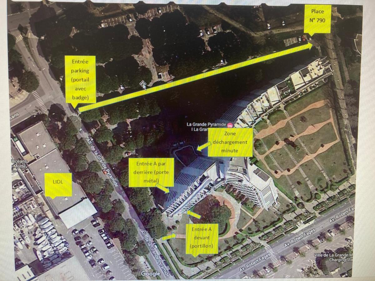 Reve Bleu Residence La Grande Pyramide Vue Port Hyper Centre Wifi Parking Prive Gratuit 외부 사진